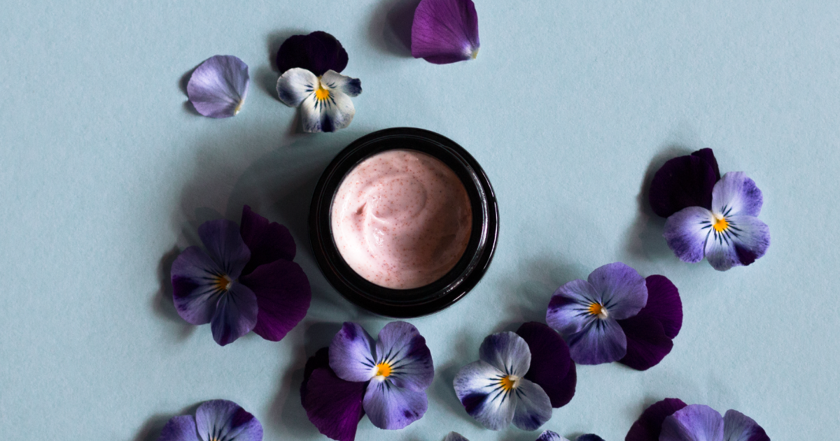 Otvorené balenie pleťovej masky Vitalia prírodnej kozmetiky Modrá púpava