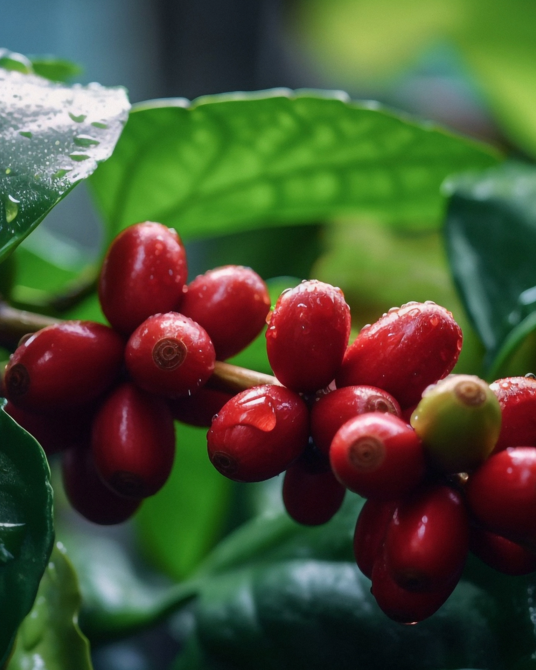 Zrelé kávové plody – prírodný zdroj kofeínu s ochranným účinkom pre pleť