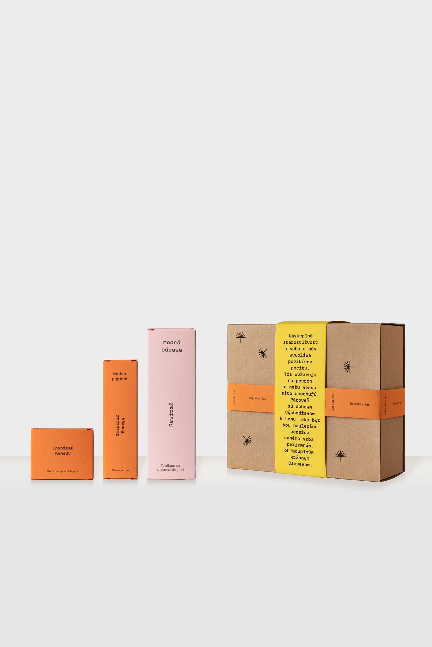 Prémiová sada Rovnováha pleti Modrá púpava pre mastnú a problematickú pleť – tonikum Revital, sérum Inspiral Energy a krém Inspiral Remedy s darčekovou krabičkou
